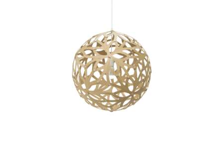 Floral Pendant suspended in bamboo